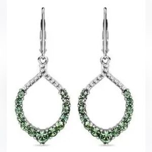 SWAROVSKI Peridot Crystal Drop Earrings
